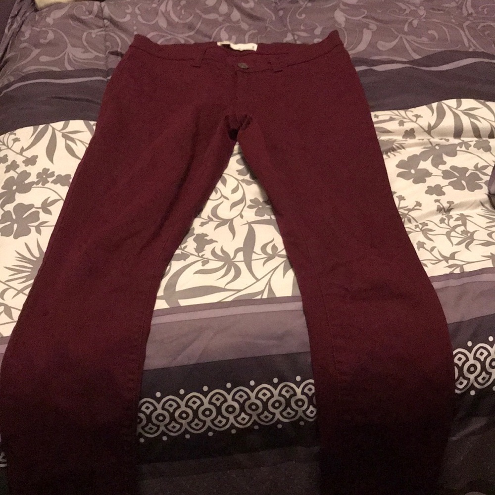 Maroon Jegging
